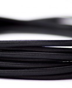 Flex Fabric Lighting Cable Round Ink Black