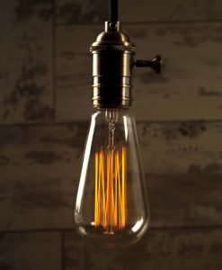 Teardrop Squirrel Cage Large Vintage Filament Light Bulb