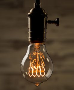 Pear Four Loop Vintage Filament Light Bulb