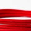 Flex Fabric Lighting Cable Round Red