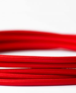 Flex Fabric Lighting Cable Round Red
