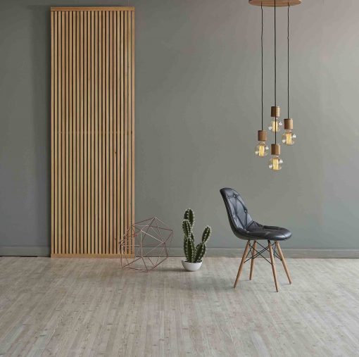 Living room modern interior design lighting with 3 cluster bulbs