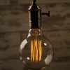 Large Globe Squirrel Cage Vintage Filament Light Bulb