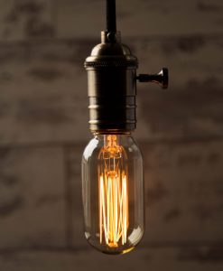 Mini Tube Squirrel Cage Vintage Filament Light Bulb