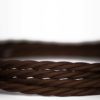 Flex Fabric Lighting Cable Twisted Dark Chocolate Brown