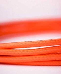 Flex Fabric Lighting Cable Round Orange