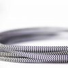 Flex Fabric Lighting Cable Round Black & White