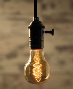 Zig-Zag Skull Vintage Filament Light Bulb