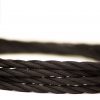 Flex Fabric Lighting Cable Twisted Black