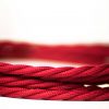 Flex Fabric Lighting Cable Twisted Burgundy Red