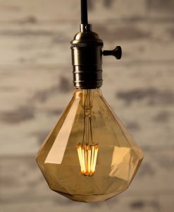 Led soft Diamond 4l william and watson vintage edison bulb industrial light 3w