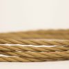 Flex Fabric Lighting Cable Twisted Beige