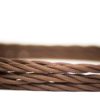 Flex Fabric Lighting Cable Twisted Earthy Brown