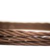 Flex Fabric Lighting Cable Twisted Earthy Brown