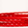 Flex Fabric Lighting Cable Twisted Red