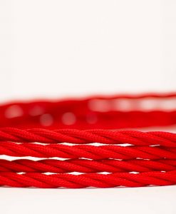 Flex Fabric Lighting Cable Twisted Red