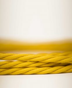 Flex Fabric Lighting Cable Twisted Rich Gold