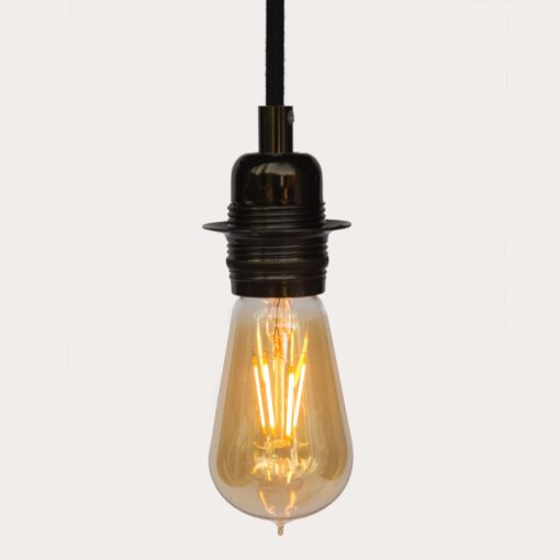 Teardrop medium 100percent dimmable st58 5W LED william and watson industrial vintage sg