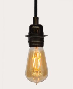 Teardrop medium 100percent dimmable st58 5W LED william and watson industrial vintage sg
