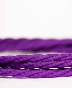 Flex Fabric Lighting Cable Twisted Purple