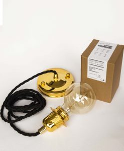 gold cr gold hoop ceiling rose g80 bulb gift set