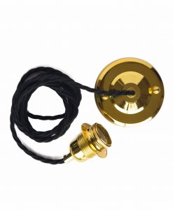 gold cr set with black cable pure white bg industrial retro lighting