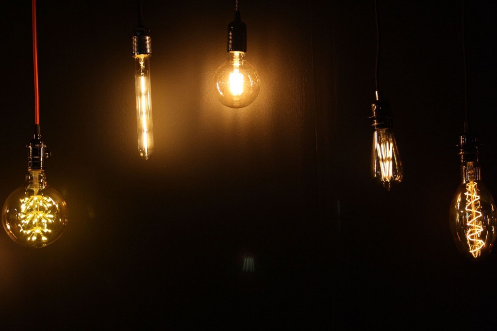 100percent design Kensington olympia london industrial vintage light bulb design energy saving LED cluster of leds