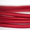 Flex Fabric Lighting Cable Round Burgundy Red