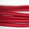 Flex Fabric Lighting Cable Round Burgundy Red