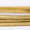 Metallic Flex Lighting Cable Round Gold