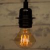 Mini Diamond Squirrel Cage Vintage Filament Light Bulb