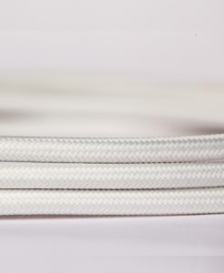 Flex Fabric Lighting Cable Round Pure White