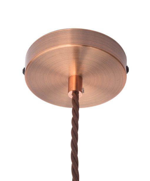William and Watson ceiling roses classic metal cable lock Rose Gold Red Bronze Ceiling Rose hanging