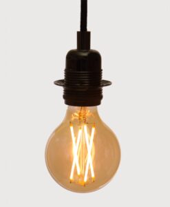 G80 Medium 8W LED 4 filament crossing 360degree 100percent dimmable william and watson industrial vintage retro