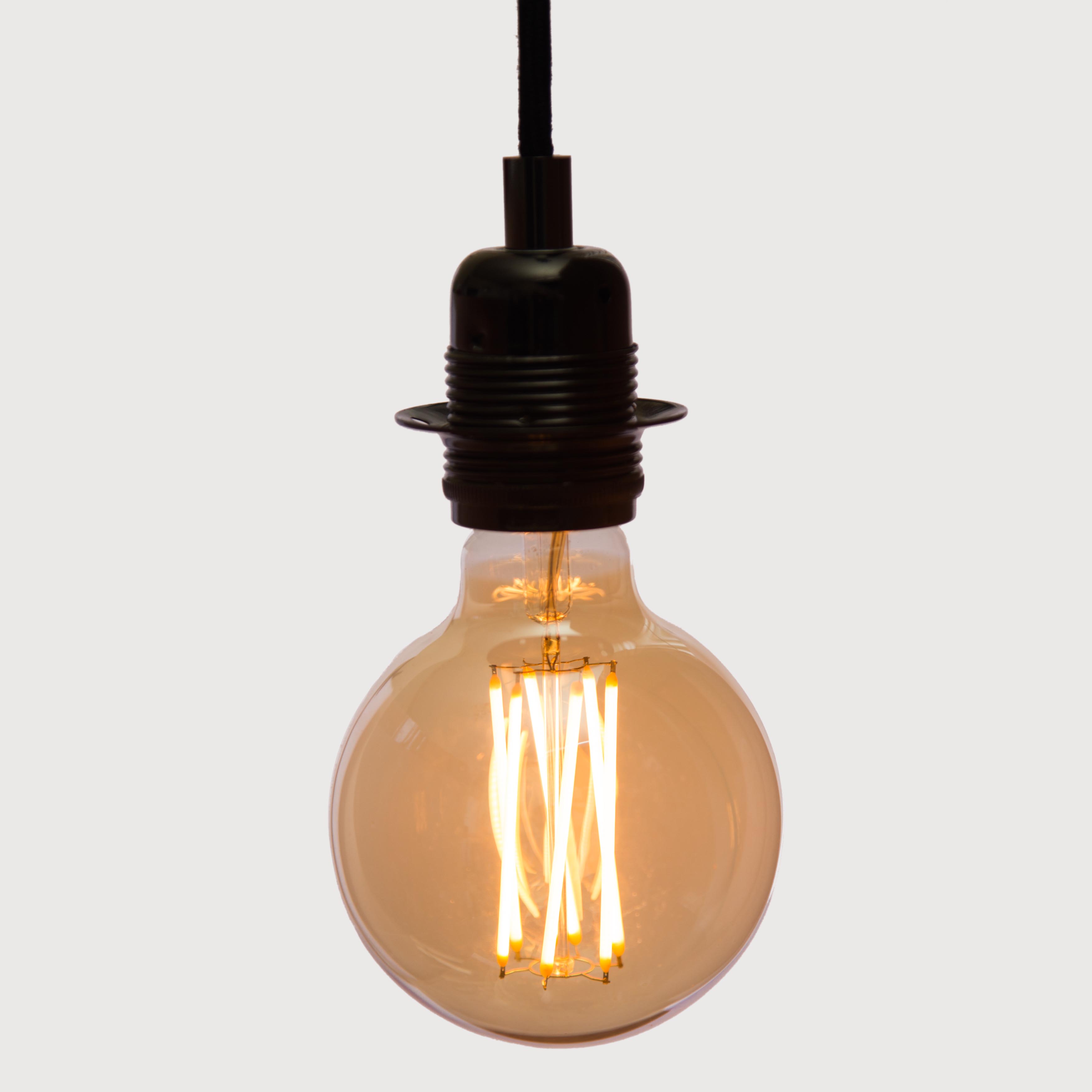 filament led globe ses light bulb
