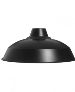 Matt Black Industrial Pendant Lampshade VIntage Factory Lighting