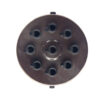 Multi Dark Bronze Ceiling Rose 9 way outlets