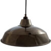 Gloss Black Industrial Pendant Lampshade