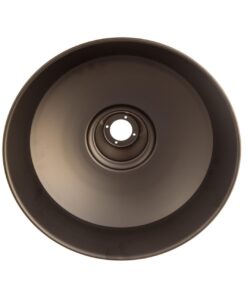 William and Watson Industrial Lamp shade Matt Black inside