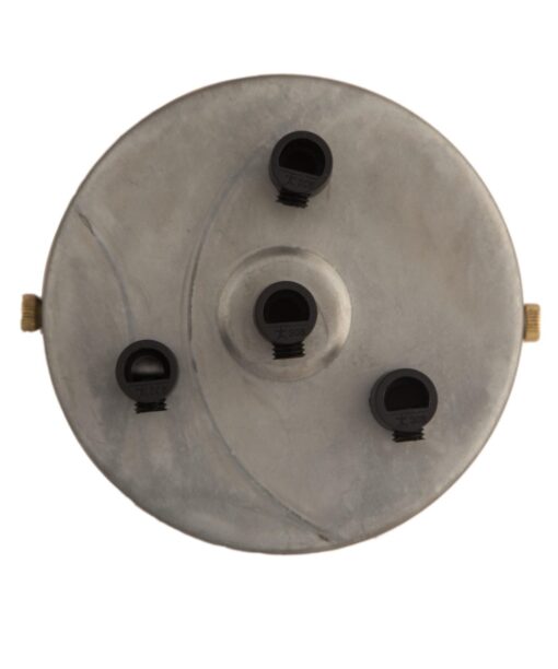 William and Watson Industrial Multi Raw steel no rust Ceiling Rose 4 way holes