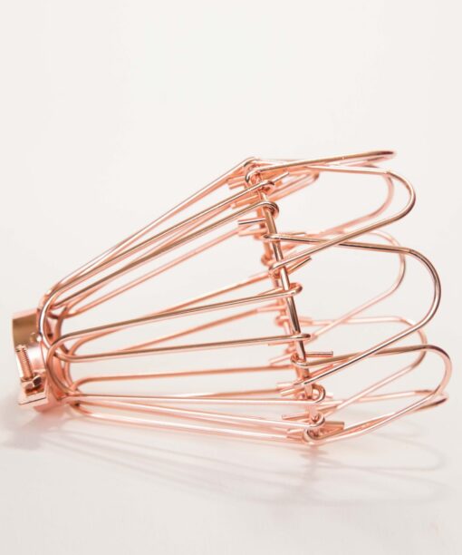 Rose Gold copper Industrial Cage side