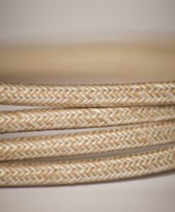 Flex Fabric Lighting Cable Round Ivory