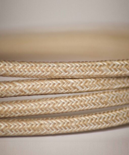 Flex Fabric Lighting Cable Round Ivory