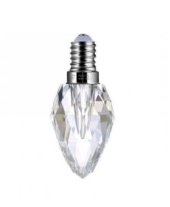 crystal dimmable candle 3W LED fine cut diamond bulb william and watson industrial vintage Long life energy saving luxury lighting bulbs white bg