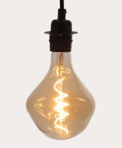 wabi sabi sculpture extra large spiral filament led bulb