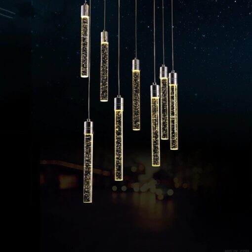 Glacier Icicle Frost Crystal | LED | Single Pendant - Image 6