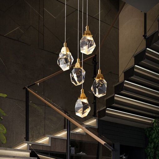 Glacier Rock Crystal | 5W LED | Single Pendant - Image 2