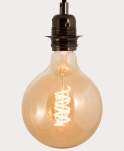 Globe 6w E27 edison filament light bulb hanging from Ceiling