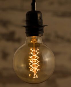 Large Globe Spiral Vintage Filament Light Bulb