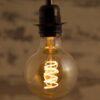 Globe large G95 edison filament led spiral hanging from Ceiling